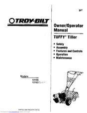 troy bilt tuffy owners manual