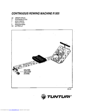 Tunturi R 505 Manuals Manualslib
