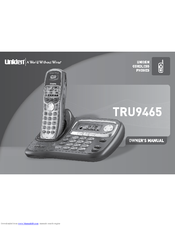 Uniden TRU9465-2 - TRU Cordless Phone Manuals | ManualsLib