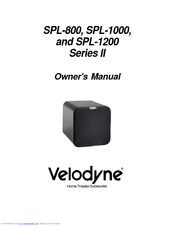 velodyne spl 1000 series ii
