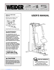 Weider 245 Manuals | ManualsLib