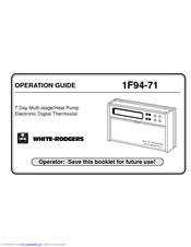 White rodgers 1F94-71 Manuals | ManualsLib