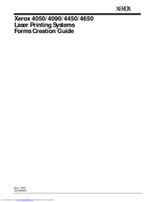 Xerox 4450 Forms Creation Manual Pdf Download Manualslib