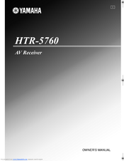 Yamaha HTR-5760 Manuals | ManualsLib