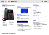 Polycom VVX 250 Manuals | ManualsLib