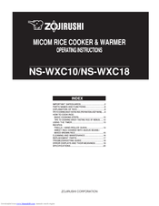 Zojirushi NS-WXC10 Manuals | ManualsLib