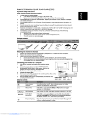 Acer S273HL Manuals | ManualsLib