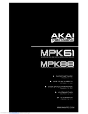 Akai MPK61 Manuals | ManualsLib