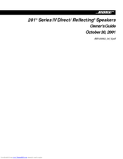 bose 201 series iv specs