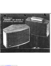 bose 901 series iv specs