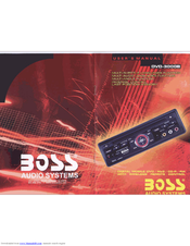 Boss audio systems DVD-3000B Manuals | ManualsLib