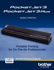 Brother PocketJet 3 Manuals | ManualsLib