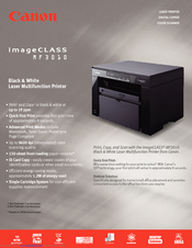 Canon imageCLASS MF3010 Manuals | ManualsLib