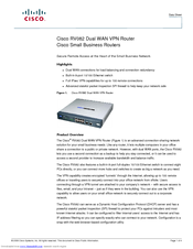 Cisco RV082 - Small Business VPN Router Manuals | ManualsLib