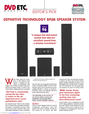 definitive technology prosub 60