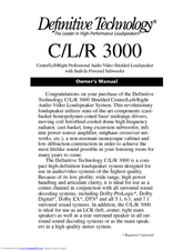 definitive technology clr 3000