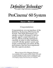 definitive technology procinema 60