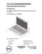 Dell Vostro 3350 Setup And Features Information Pdf Download Manualslib