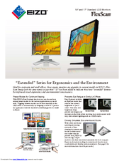 Eizo Flexscan S1721 Manuals Manualslib