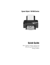Epson Stylus NX105 Manuals | ManualsLib