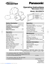 Panasonic NN-SD698S Manuals | ManualsLib