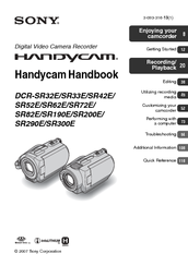 Sony Handycam Dcr Sr42e Manuals Manualslib
