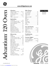 Ge SCA1000 - Profile: 1.4 cu. Ft. Advantium Microwave Oven Manuals