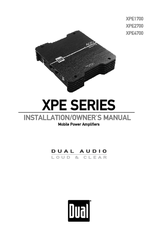 Dual XPE2700 Manuals | ManualsLib