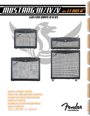 Fender Mustang IV Manuals | ManualsLib