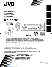 Jvc Kd Sc601 Manuals Manualslib