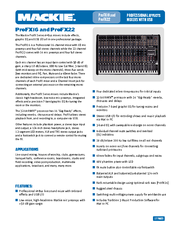 Mackie ProFX22 Manuals | ManualsLib