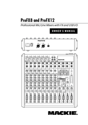 Mackie ProFX12 Manuals | ManualsLib