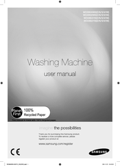 Samsung wd8704rja washer dryer instruction manual