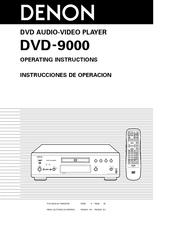 Denon Dvd 9000 Manuals Manualslib