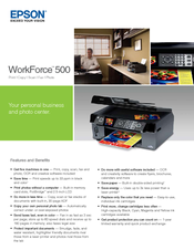 epson workforce 500 scanner