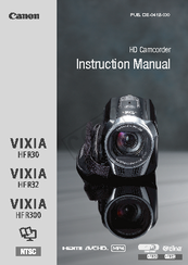 Canon VIXIA HF R300 Manuals | ManualsLib
