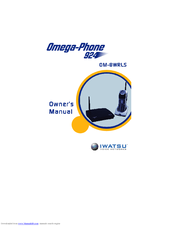 Iwatsu Omega-Phone 924 Manuals | ManualsLib