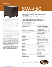 klipsch subwoofer sw 450