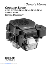 Kohler COMMAND CV15 Manuals | ManualsLib