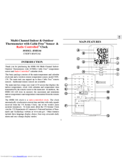 Oregon scientific RMR166 Manuals | ManualsLib