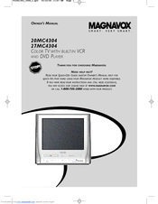 Magnavox 27mc4304 17b Manuals Manualslib