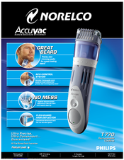 Philips Norelco AccuVac T770 Manuals | ManualsLib