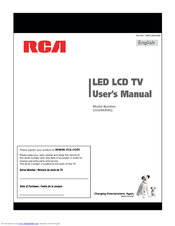 Rca LED24A45RQ Manuals | ManualsLib
