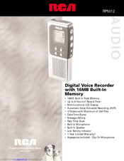 Rca RP5012 Manuals | ManualsLib