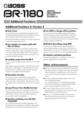 Boss BR-1180CD Manuals | ManualsLib