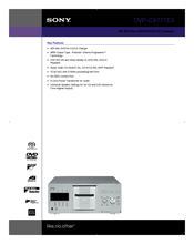 Sony DVP-CX777ES Manuals | ManualsLib