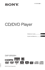Sony DVP-SR500H Manuals | ManualsLib