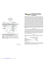 Whirlpool WHER25 Manuals | ManualsLib