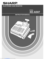 Sharp XE-A507 Manuals | ManualsLib