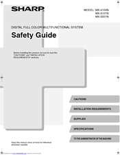 Sharp MX-5001N Manuals | ManualsLib